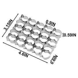 Gold Fish Cracker Cutter Tool, 25 Cavity Gold Fish Biscuit Cutting Machine, Stainless Steel Mini Goldfish Shapes Cookie Mold, Non-stick Dough Cookies Cutters Mold for Baking