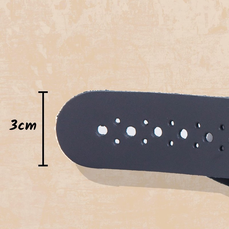 Shenky Leather Belt 3 cm -