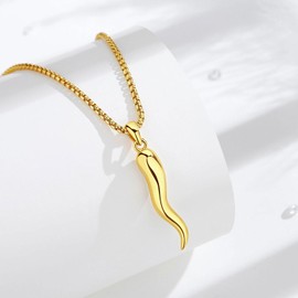 AEONSLOVE 925 Sterling Silver Lilith/Santa Muerte/Mushroom/Pentagram/Raven/Hecate/Italian Horn/Dragon and Phoenix Necklace Witchy Jewelry Gifts, Sterling Silver, No Gemstone