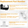 (𝟐𝟎𝟐𝟔 𝐔𝐩𝐠𝐫𝐚𝐝𝐞𝐝) WH01X27954 Washer Lid Lock Switch WH01X24381 Washer Lid