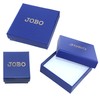 Jobo Women's Open Heart Ring 925 Sterling Silver 6 Zirconia