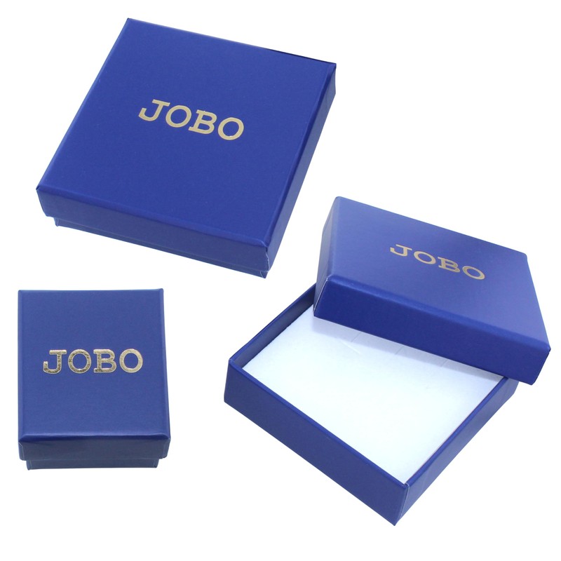 Jobo Women's Open Heart Ring 925 Sterling Silver 6 Zirconia