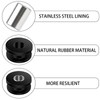 10PCS M8 Rubber Grommets Buffer Washers, Soft Rubber with Steel