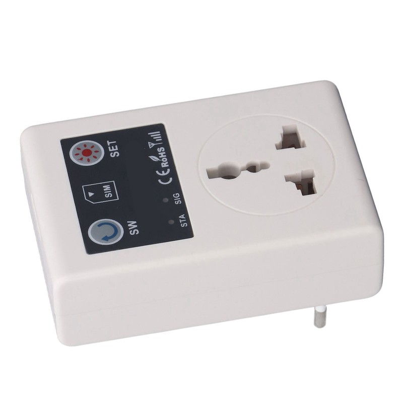 10A Smart Outlet Plug Wireless Power Socket Mobile GSM Phone