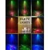 Ljnyiwan Party Lights Dj Disco Lights, Sound Activated Lights with