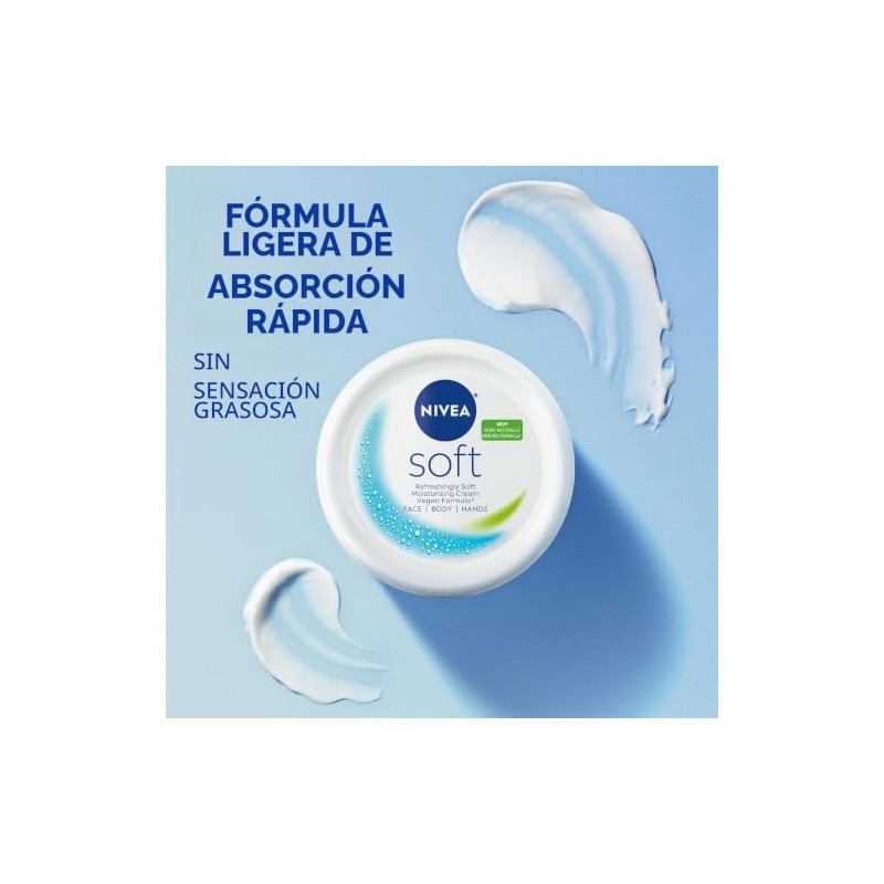 NIVEA Soft Moisturizing Crème - Body, Face and Hand Cream