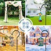 ReTang 62" Adjustable Shepherds Hook for Bird Feeders - 7-Prong