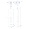 Nuk3y Heavy Duty 7-Inch Solid Brass Flush Bolt (Polished Brass)
