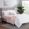 Serta SatinLuxury 4pc Soft Lightweight Deep Pocket Bedding Silky Satin