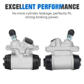 Front Left & Right Brake Wheel Cylinders Fit for Honda Recon 250 TRX250 ES 1997-2020 45370-HM8-B41 45350-HM8-B41 ATV Drum Brakes