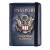 Unbranded Slim Leather Passport Wallet Cover– Multi-Card + Boarding‑Pass Holder,