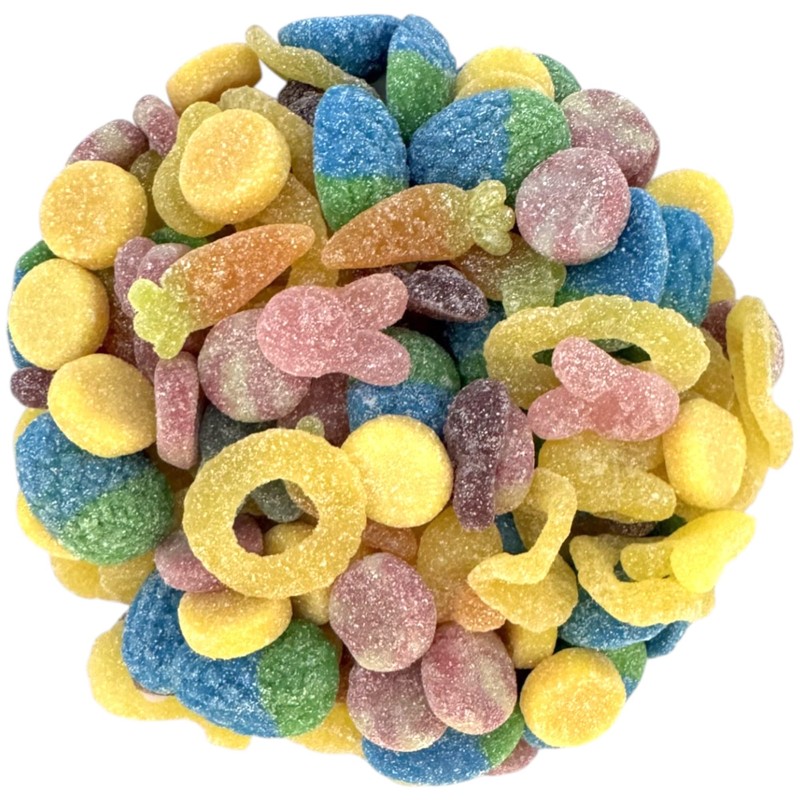Irresistibly Delicious Easter Assorted Sour Gummy Mix - 2 lb