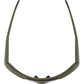 ALPINA ROCKET Q-LITE Mirrored, Contrast Enhancing & Anti-Fog Sports & Cycling Glasses with 100% UV Protection for Adults, Olive Matt, One Size