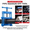 Alwalkee Water Shut Off Tool, 0.5-4 Inch Emergency Pipe Squeeze