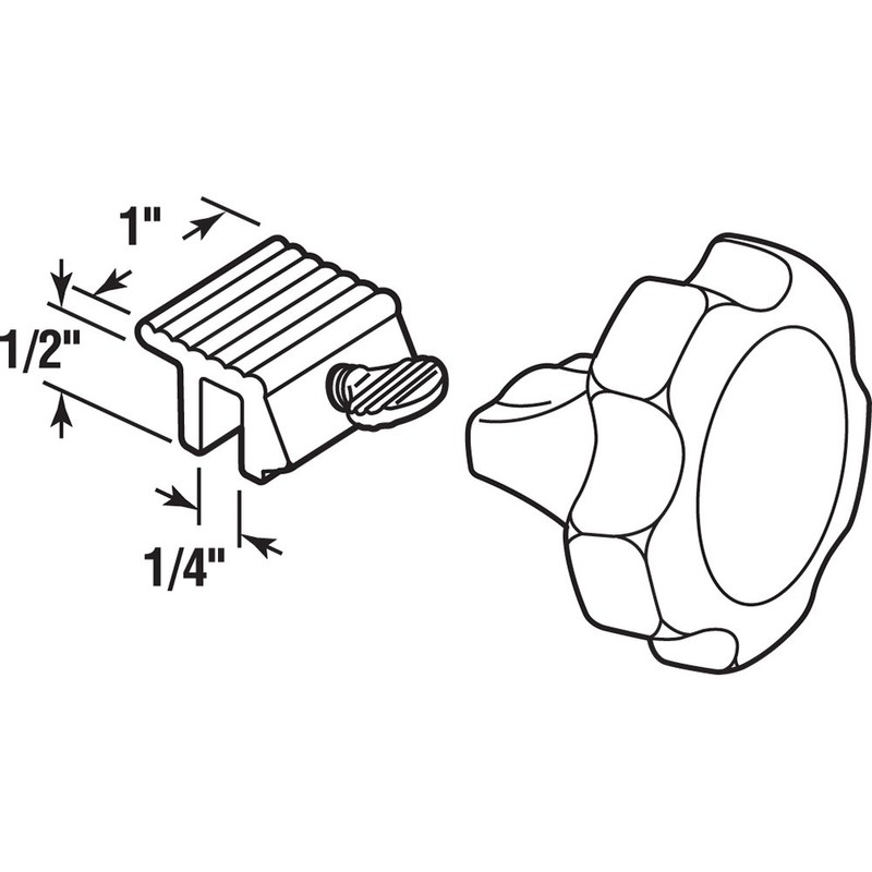 Prime-Line U 11127 Locking Wrench and Window Lock Kit, White