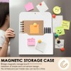 AWAOVV 1Set Magnetic Storage Box Whiteboard Pencil Holders School Supplies,