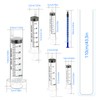 Pack of 6 Syringes 1 ml 5 ml 10 ml