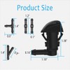 Windshield Washer Nozzles Kit, Front Windshield Spray Nozzles Wiper Spray