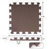 BalanceFrom Puzzle Play Mat, 36-Pc Interlocking Foam Floor Tiles, Blue/Brown/Beige