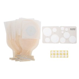 Colostomy Bags, Disposable Ostomy Bag, 10 Pieces/Pack, One-Piece System, Ostomy Bag, Medicals, Empty Bag, Colostomy Bag, Ostomy Supplies for Colostomy, Ileostomy, Ostomy Care