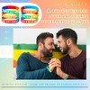 Rainbow Pride Bracelet Gay Lesbian Wristbands Motivational Quote Rubber Inspirational