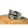 Chunky Sterling Silver 925 Ring (U)