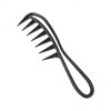 Hair Styling Oil Comb in Black Barber 2ea