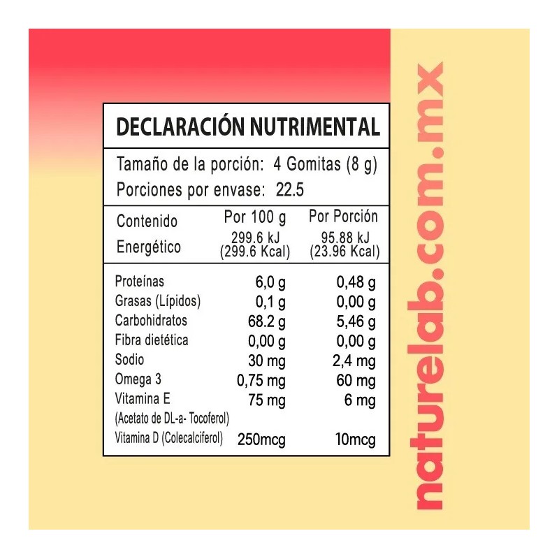 Vitaminas Para Niños En Gomitas Omega 3 Vitamina D Y