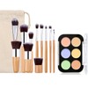 Holzsammlung 6 Colours Concealer Concealer Camouflage Palette with 11 Pieces