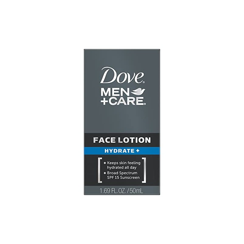 Dove Men + Care Face Lotion Hydrate, 2 Count