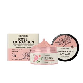 Unbranded Rose Cleansing Mud Mask Gently Cleanses Facial Skin With Pure Facial Mask