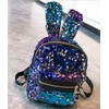 Gulilasa Sequin backpack Shoulder Bag For Women With Cute Rabbit