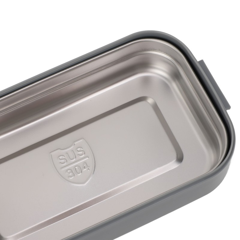 304 Stainless Steel Bento Box Adult Lunch Box Single Layer