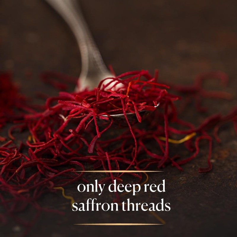Cook’s, Premium Negin Grade Saffron Threads, Premium Dark Red Saffron