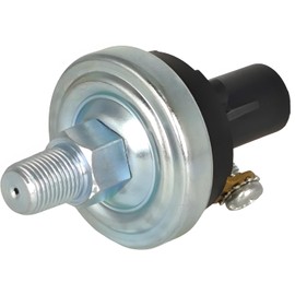 XYZIL Adjustable Oil Pressure Switch Sensor 765754 76575-4 4D-4785 1/8-27NPT 4 PSI-7 PSI Normally Open Compatible with Hobbs Honeywell M4006-4 Compatible with Caterpillar CAT 2Y-4439 (Steel Housing)