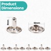 Trimming Shop Double Cap Rivets Leather Rivets Tubular Metal Studs
