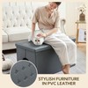MEEXPAWS Cat Litter Box Enclosure Furniture Hidden, Cat Washroom Bench