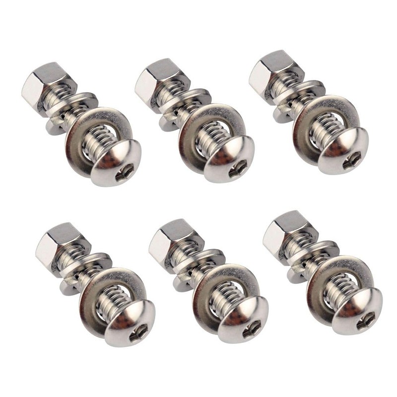 VAMUOEFL 3/8-16 Bolts, 1-1/2" Button Head Socket Cap Bolts Screws