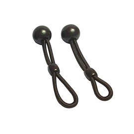 Bungee Tie Down,Shade Parts,Weather Resistance,for Exterior Roller Shades and Outdoor Roller Blinds,Original Length 4 Inch(Brown,2 pcs)