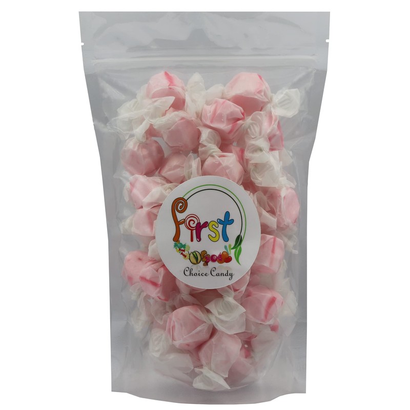 Variety Gourmet Saltwater Taffy (Pink Bubble Gum, 1 Pound)