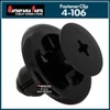 Matsuyama Parts 4-106 Mazda Mud Guard Clips, Choice of Quantities,