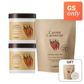 Skin Food Exclusive Carrot Pads (2) + Refill SET + Free Pad Refill + Pad Case 1004444 Water parsley / 스킨푸드 단독 캐롯패드 2개+리필 SET+증정 패드리필+패드케이스 1004444 미나리