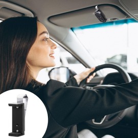 AOZUO Pack of 2 Garage Door Opener Clip, Universal Garage Door Opener, Adjustable Visor Clips, Gate Remote Control Holder, Suitable as Replacement for Remote Controls of Different Sizes (5.3-7.2 cm)