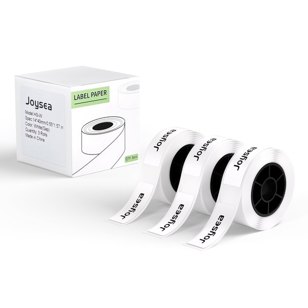 Joysea Thermal Label Maker Tape, for Home Office Organization,Multipurpose Self-Adhesive