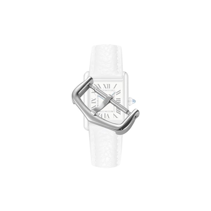 Pin Clasp Replacement For Carti Ballon Bleu Tank Watchbands (Silver,