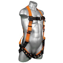 Malta Dynamics Warthog Safety Harness Fall Protection with Tongue Buckle Legs, Full Body Harness for Construction - OSHA/ANSI/CSA Compliant, (XX-L)