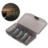 LED Underwater Fishing Lure Light Deep Drop Shape Waterproof Flashing