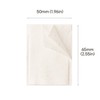 [Vegan Certified] 300 sheets of unbleached, non-fluorescent pure cotton 3-ply