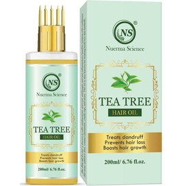 Nuerma Science Tea Tree Hair Oil For Anti Dandruff (200 ML)