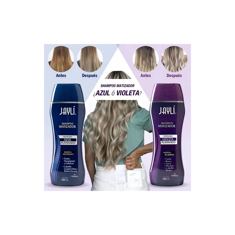 Shampoo Matizador Violeta Jayli 440 Ml